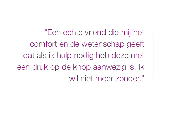 Quote van een tevreden klant
